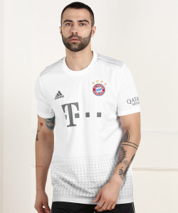 ADIDAS Printed Men Round Neck White T-Shirt - Buy ADIDAS Printed Men Round  Neck White T-Shirt Online at Best Prices in India | Flipkart.com