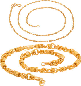 Gold-plated Plated Brass Chain 
