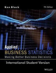 Applied Business Statistics: Buy Applied Business Statistics By Black ...