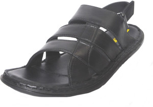 Alpin Men Black Sandals - Buy Alpin Men