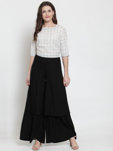 Kiaasa Women Crop Top Palazzo Set Buy Kiaasa Women Crop Top