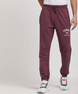 TOMMY HILFIGER Solid Men Purple Track 