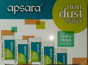 20 Erasers  Pencil Erasers  Set of 20 Apsara Non Dust Eraser  Non Dust 