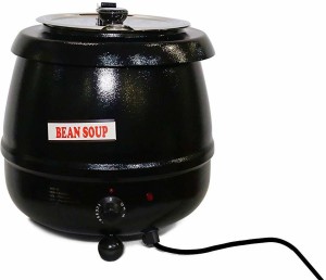 Soup kettle black 10 liters Bartscher 100048 