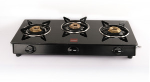cello prima gas stove 4 burner glass top