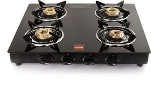 cello prima gas stove 3 burner glass top