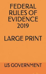 Federal Rules of Evidence 2019 Large Print: Buy Federal Rules of ...