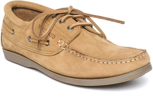 Woodland men's leather boat shoes Clearance