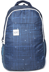 wildcraft men blue graphic backpack