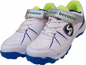 Sg century cricket shoes white lime 11 clearance