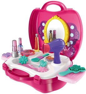 Girl Toys 3-7 Years Old Pretend Make Up Toys For Girls Princess Dress Up  Toys Set Suitcase Kids Gifts 24/30/34 Piece Set