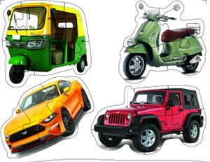 Miss & Chief by Flipkart Mini Jigsaw Puzzle Transport Vehicle Series.3 ...