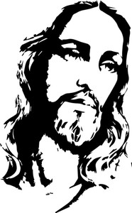 Black and white jesus Poster|Christian Poster|Religious Poster| Paper ...