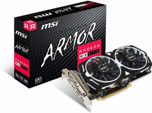 MSI Radeon RX 570 ARMOR 8G OC GDDR5 8 GB AMD/ATI Chipset 256 bit