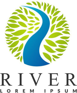 river lorem sticker poster save earth save nature globar warming size