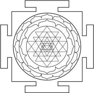 KD whita background sri yantra Sticker Poster Paper Print - Religious  posters in India - Buy art, film, design, movie, music, nature and  educational paintings/wallpapers at 