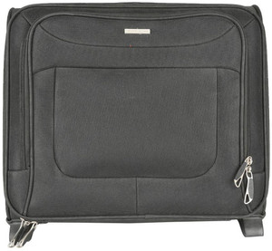 Black Polyurethane Trolley Bag 