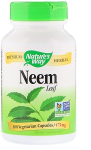 Nature S Way Neem Leaf 475 Mg 100 Vegetarian Capsules Price In India