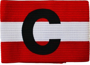 Baoblaze Football Soccer Captain Armband Magic Sticker and Anti-Drop Design for Adult and Youth Multiple Sports 