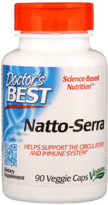 Doctor's Best Natto-Serra, 90 Veggie Caps Price in India - Buy Doctor's ...