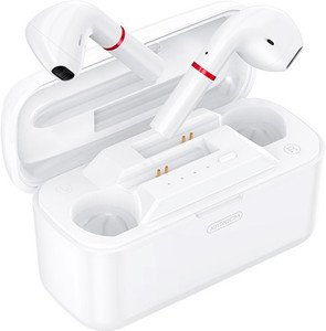 JOYROOM JR T03S Binaural Bluetooth Headset White Bluetooth