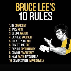 Inspirational Quotes By Bruce Lee Poster Size (18