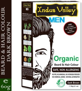 Indus Valley 100% Organic Beard & Hair Color For Men (Dark Brown) , Dark  Brown - Price in India, Buy Indus Valley 100% Organic Beard & Hair Color  For Men (Dark Brown) ,