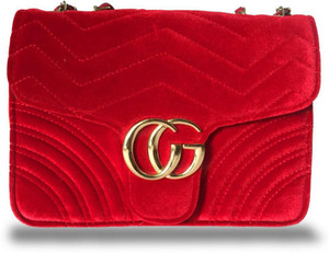 Gucci velvet sling bag hot sale