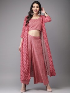 ANOUK Women Crop Top and Palazzo Set 
