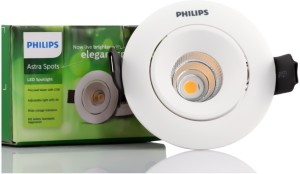 PHILIPS 3W Astra Spot Tilt Warm White Pack of 2 Ceiling Lamp Price in India - Buy PHILIPS 3W Astra Spot Tilt Warm Pack of 2 Recessed Ceiling Lamp online