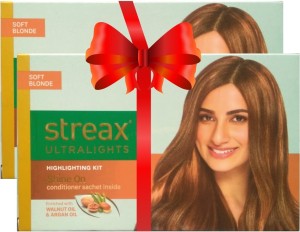Streax Ultralights Highlighting Kit Soft Blonde Price in India - Buy Streax  Ultralights Highlighting Kit Soft Blonde online at 