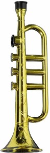 Forum Novelties Gold Trumpet Party Kazoo Play Musical Instrument 