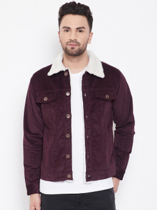 fugazee faux fur denim jacket
