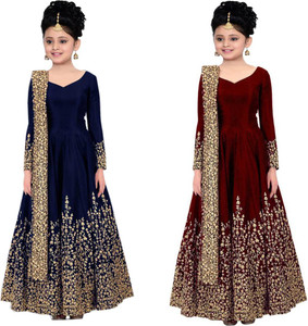 MF Retail Girls Maxi Full Length Casual Dress Price in India Buy