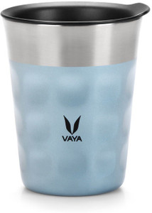 Vaya Popcup Insulated Coffee Mug Tumbler With Lid - 250 ml (Cool Cyan)