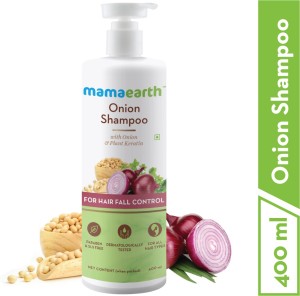 MamaEarth Onion Hair Fall Shampoo for Hair Growth & Hair Fall Control, with Onion  Oil & Plant Keratin - Price in India, Buy MamaEarth Onion Hair Fall Shampoo  for Hair Growth &