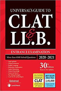 Universal's Guide To CLAT & LLB Entrance Examination - 2020 - 2021: Buy ...