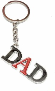 Dad Gifts from Son Daughter Dad Keychain Father Keyring Key Tags for Daddy Papa Men Jewelry for Fathers Day Birthday Dad I Love You to Moon & Back 