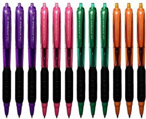 Erasable Gel Pens Fine Point Assorted Colors Erasable Pens,7 Black/4 Blue/3 Red Inks for Planners and Crossword Puzzles Retractable Clicker Pens 