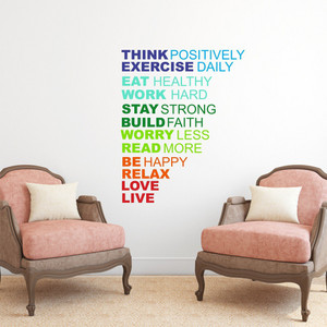 Senthur 90 cm Quotes Large Pvc Vinyl Wallsticker ( 65 cm x 80 cm) Self ...