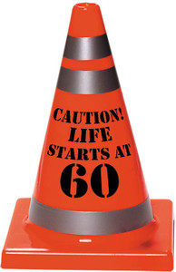 Wanna Party Orange 60th Birthday Plastic Cone (Orange) Price in India ...