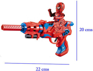 Shanaya 2 in 1 Superhero Toy Gun For Boys With Water Bullets