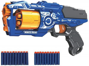 Amitasha Blaze Storm Manual Soft Bullet Gun Toy with 20 Safe Soft Foam ...