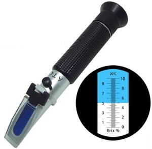 0-18% WITH ATC PORTABLE SUCROSE BRIX COOLANT TESTER FLUID CAR REFRACTOMETER NEW 