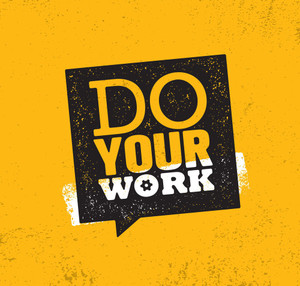 KD do your work Sticker Poster Paper Print - Quotes & Motivation ...