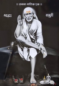 Sai Baba Wallpapers Fully WaterProof Vinyl Sticker Poster For Living  Room,Bedroom,Office,Kids Room,Hall (24inch X 36inch) Fine Art Print -  Religious posters in India - Buy art, film, design, movie, music, nature and