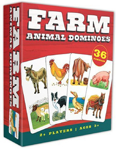 Cobble Hill Kids Matching Game - Farm Animal Dominoes - Classic ...
