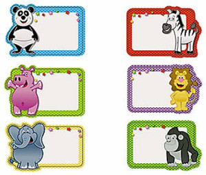 FUN EXPRESS Animal Name Tag Stickers Animal Name Tag Stickers shop