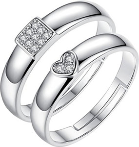 PEORA Peora 925 Sterling Silver Plated Love Heart Anniversary