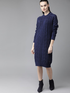 Roadster Women Sweater Dark Blue Dress 